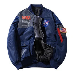 ANSZKTN Men Factory Custom Wholesale Baseball Style Hip Hop Bomber Jacket-7