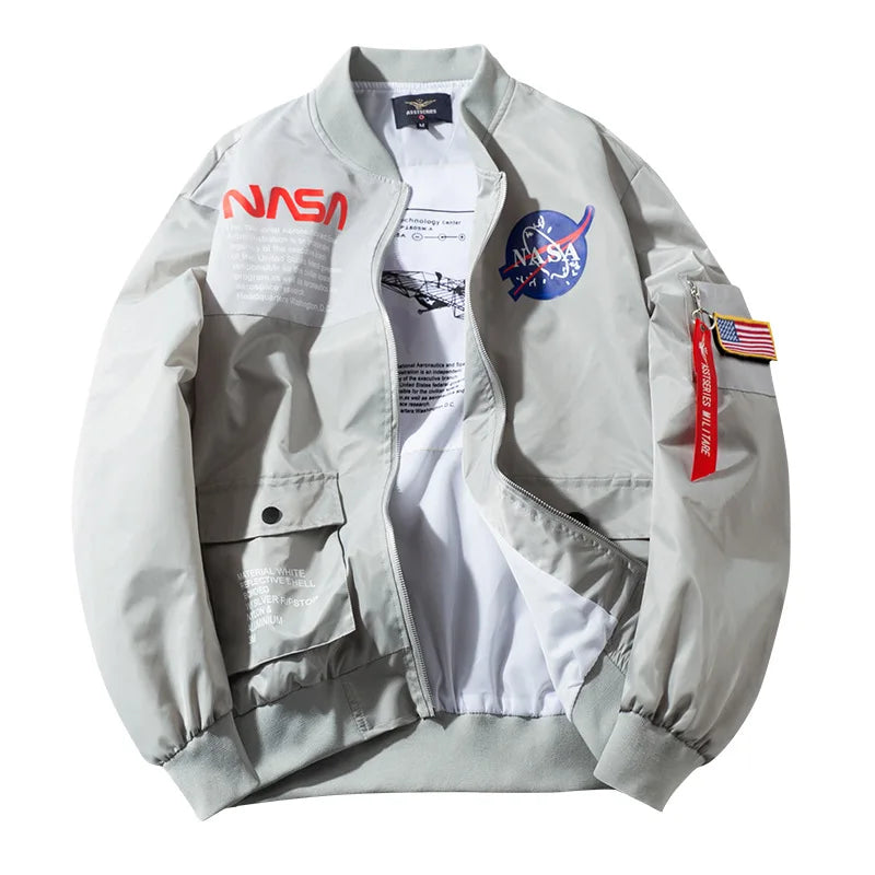 ANSZKTN Men Factory Custom Wholesale Baseball Style Hip Hop Bomber Jacket-0