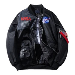ANSZKTN Men Factory Custom Wholesale Baseball Style Hip Hop Bomber Jacket-6