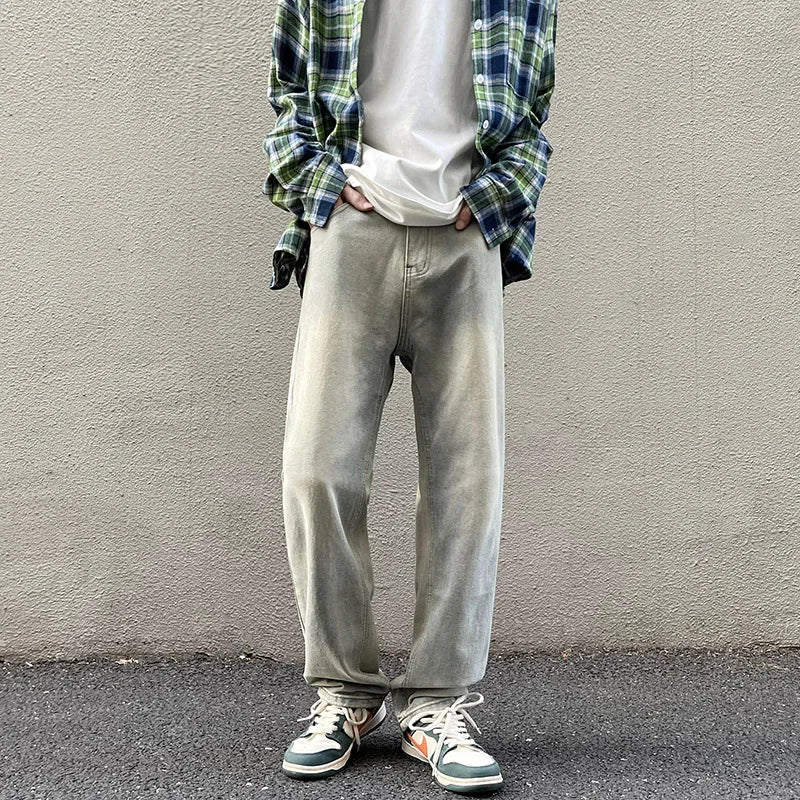 Jeans Trousers Loose Straight-0